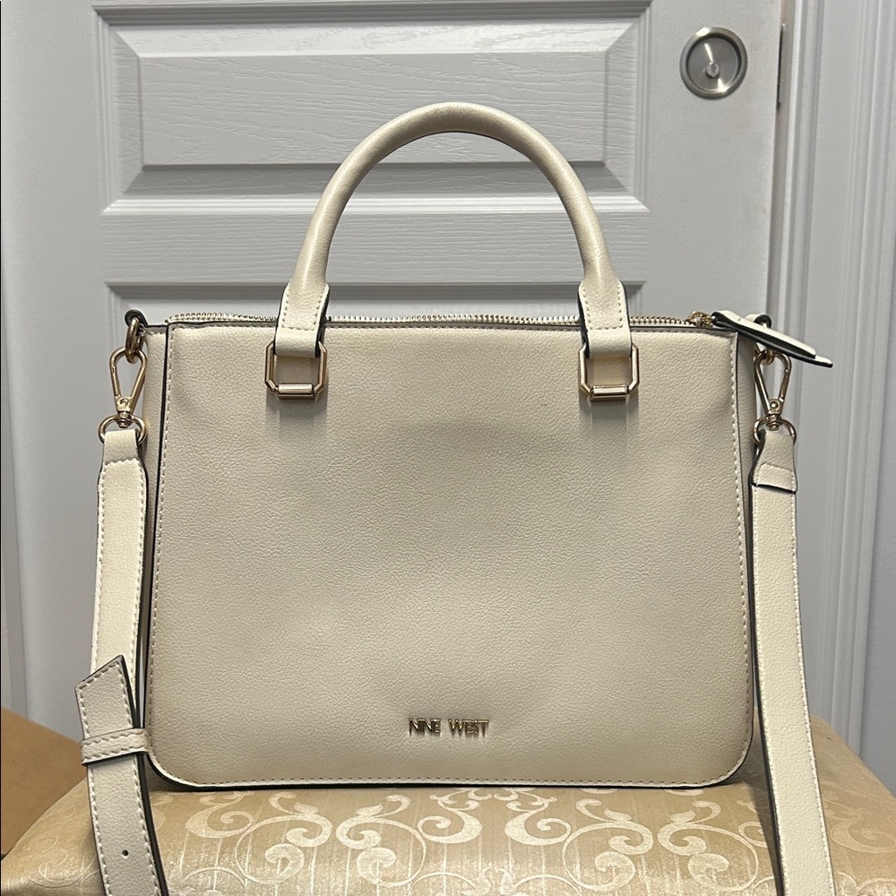 Nine West Ivory Satchel
